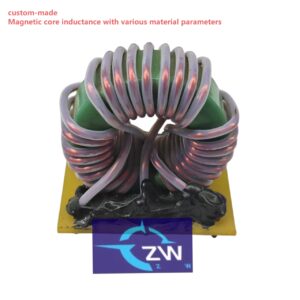 Custormiz Three-Phase Mn-Zn Filter Energy Storage Toroidal Inductor T382016-5mH/1.5mm/10A