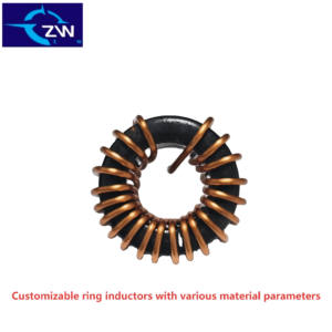Customized Power Energy Storage Filtering Anti-interference Resonance Iron Rule Aluminum Toroidal Inductor Coil 38uH 10A