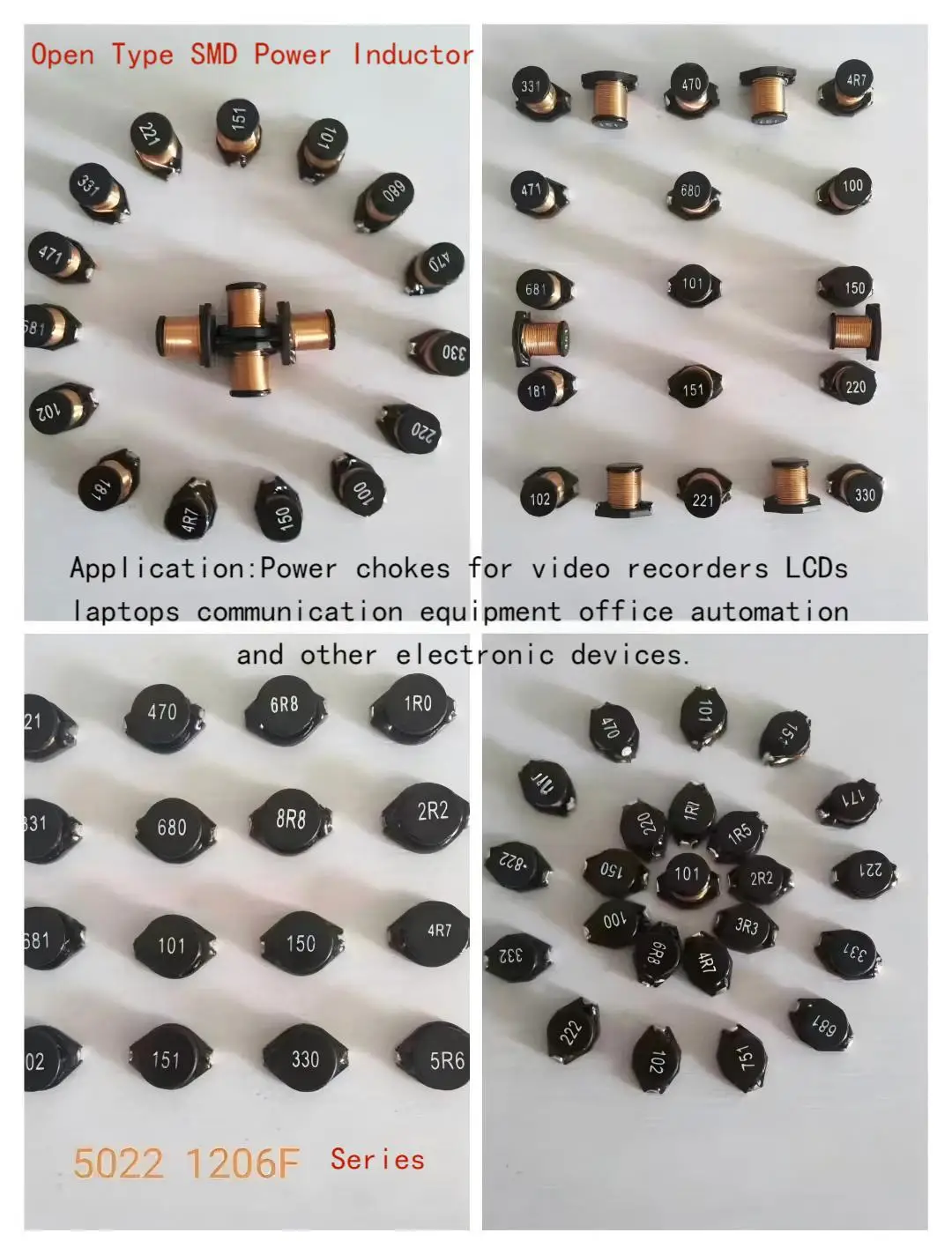 Magnetic bar Inductance 5X20 in Multiple Specifications; R-shaped Coil Inductance for Direct Insertion - Image 4