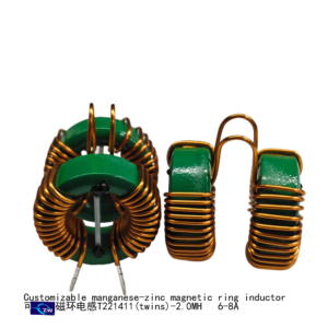 Common Mode Choke Inductor Manganese-zinc Magnetic Ring Inductor T22141-2.0 MH 8A Suitable for New Energy Switching Power Supply