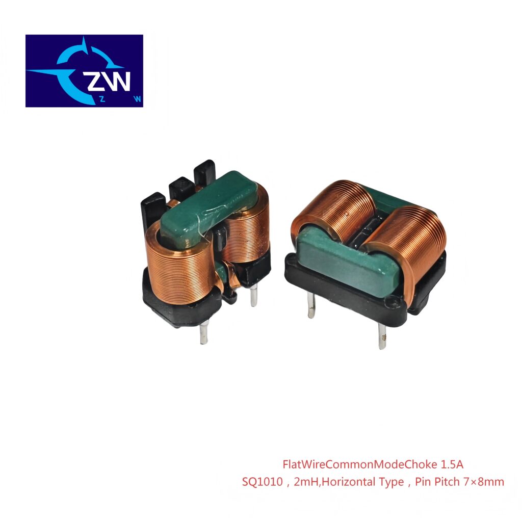 Horizontal SQ1010 Common Mode Inductor